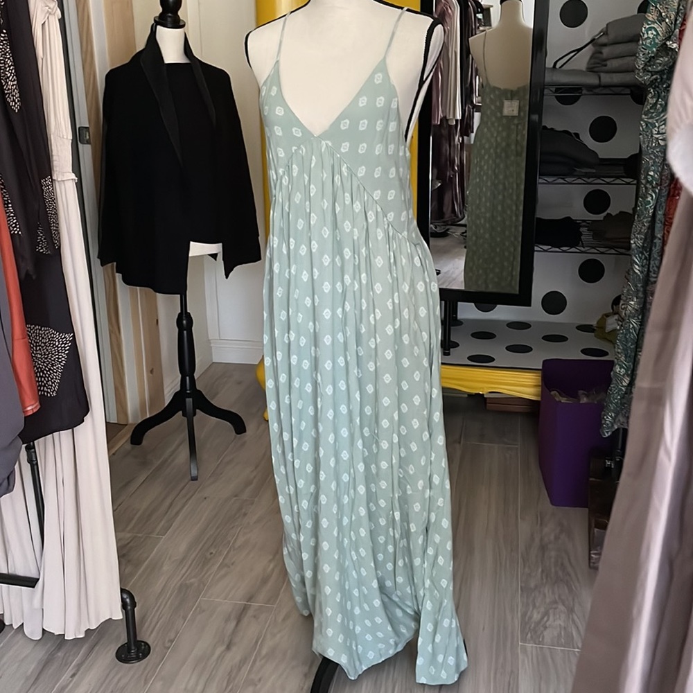 NWT Silky Maxi Festival Boho Beach Summer Dress - Picture 4 of 10